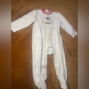 Dolce Gabbana White and Red Kids One Piece with mimmo the dog Design size 12M